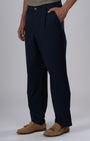 TAILORAEDGE Premium Signature Relaxed Chinos In Navy