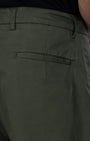 TAILORAEDGE Premium Signature Relaxed Chinos In Olive