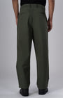 TAILORAEDGE Premium Signature Relaxed Chinos In Olive