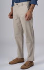 TAILORAEDGE Premium Signature Tailored Chinos In Beige