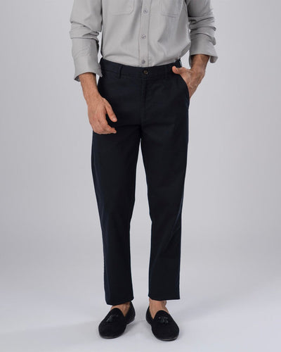 Premium Signature Tailored Chinos In Black