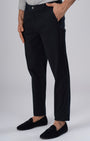 TAILORAEDGE Premium Signature Tailored Chinos In Black
