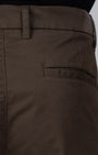 TAILORAEDGE Premium Signature Tailored Chinos In Brown
