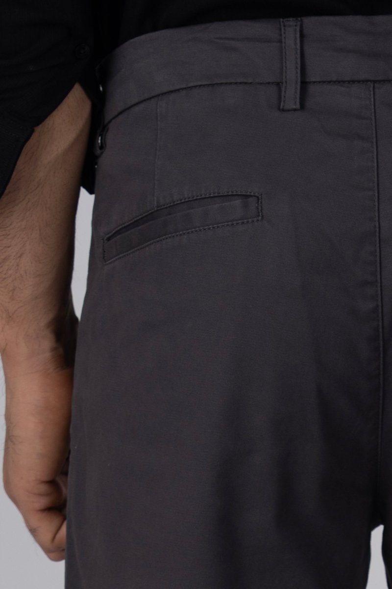 TAILORAEDGE Premium Signature Tailored Chinos In Grey