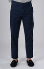 TAILORAEDGE Premium Signature Tailored Chinos In Navy
