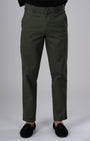 TAILORAEDGE Premium Signature Tailored Chinos In Olive