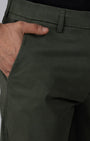 TAILORAEDGE Premium Signature Tailored Chinos In Olive