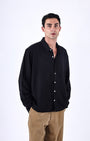 TAILORAEDGE Relaxed Drape Over - Shirt In Black