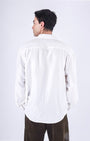 TAILORAEDGE Relaxed Drape Over - Shirt In White