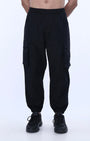 TAILORAEDGE Relaxed Light Cotton Joggers In Black