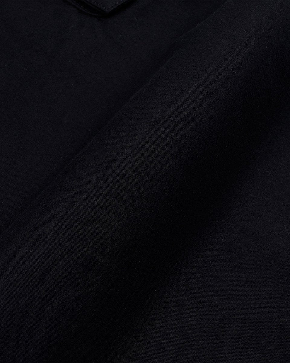 TAILORAEDGE Relaxed Light Cotton Joggers In Black