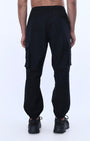 TAILORAEDGE Relaxed Light Cotton Joggers In Black