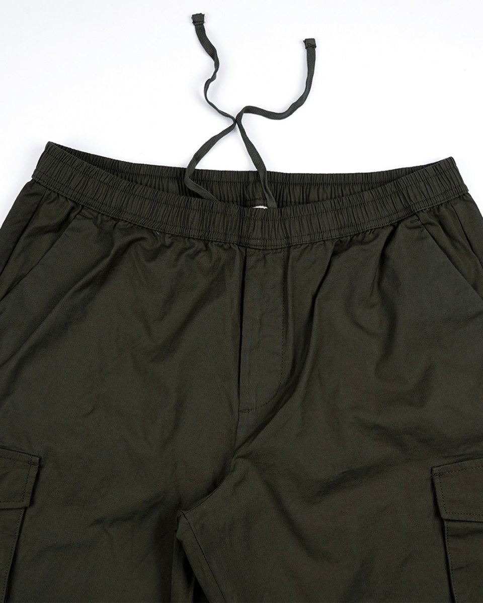 TAILORAEDGE Relaxed Light Cotton Joggers In Green