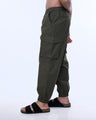 TAILORAEDGE Relaxed Light Cotton Joggers In Green