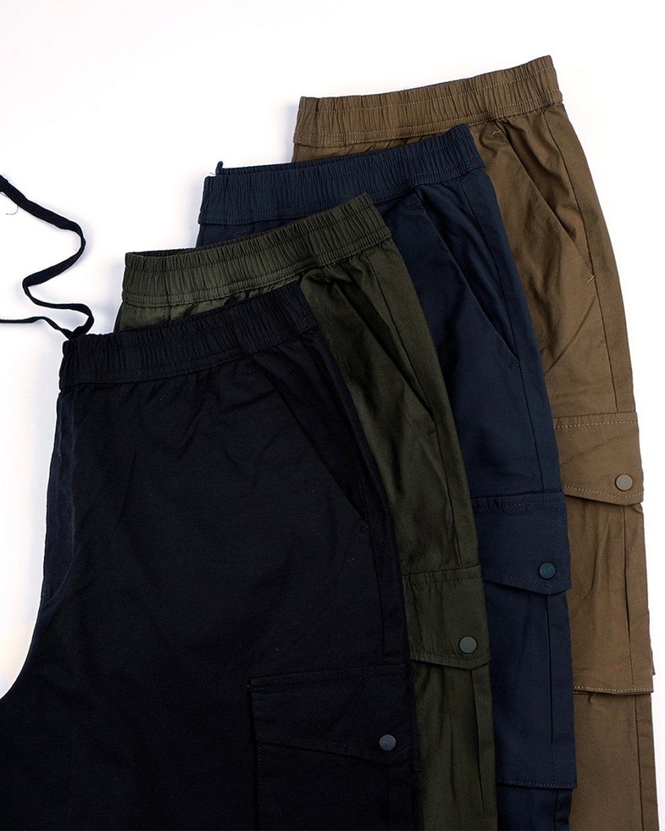 TAILORAEDGE Relaxed Light Cotton Joggers In Green