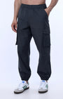 TAILORAEDGE Relaxed Light Cotton Joggers In Grey