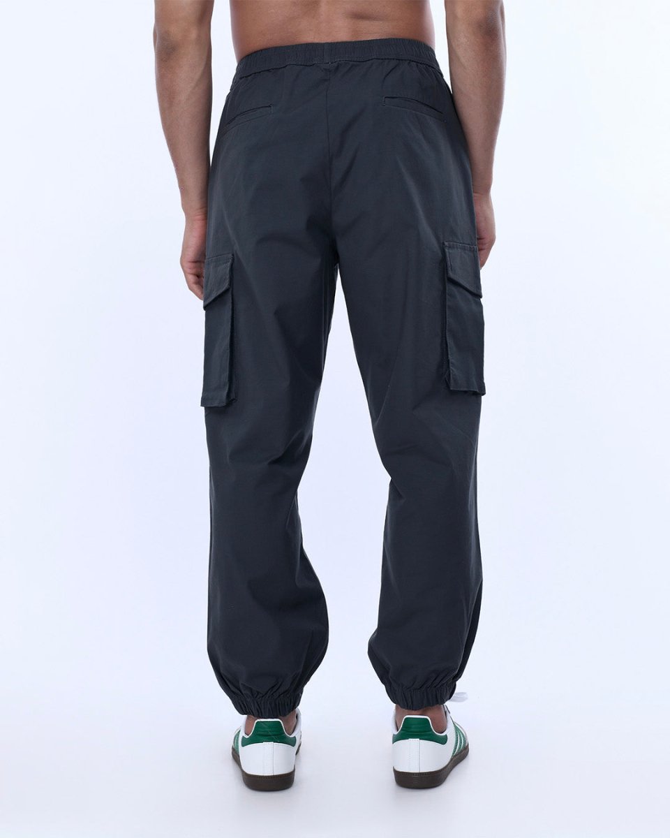 TAILORAEDGE Relaxed Light Cotton Joggers In Grey