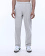 TAILORAEDGE Relaxed Striped Cotton Pant In Grey