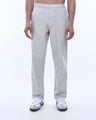 TAILORAEDGE Relaxed Striped Cotton Pant In Grey