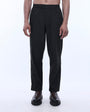 TAILORAEDGE Relaxed Striped Cotton Pant In Olive