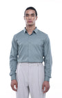 TAILORAEDGE Royal Oxford Stretch Shirt In Green