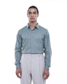 TAILORAEDGE Royal Oxford Stretch Shirt In Green