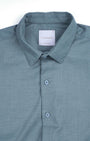 TAILORAEDGE Royal Oxford Stretch Shirt In Green