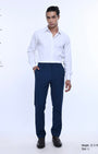 TAILORAEDGE Royal Oxford Stretch Shirt In White