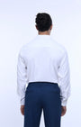 TAILORAEDGE Royal Oxford Stretch Shirt In White