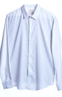 TAILORAEDGE Royal Oxford Stretch Shirt In White
