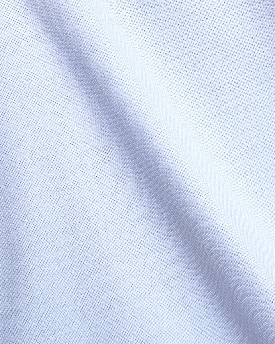 TAILORAEDGE Royal Oxford Stretch Shirt In White