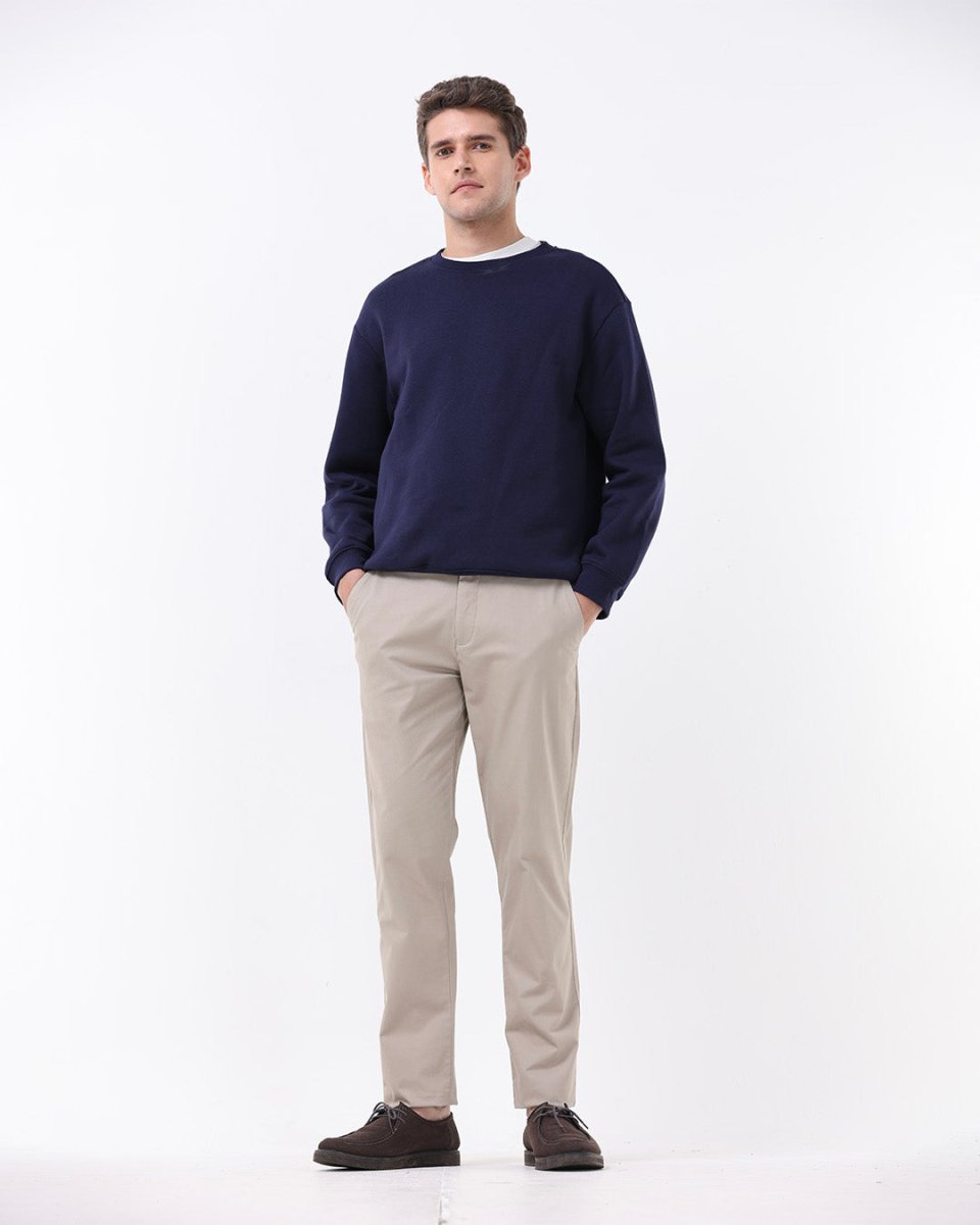 TAILORAEDGE Signature Chinos In Beige