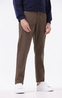 TAILORAEDGE Signature Chinos In Coffee