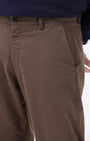 TAILORAEDGE Signature Chinos In Coffee