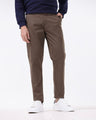 TAILORAEDGE Signature Chinos In Coffee