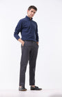 TAILORAEDGE Signature Chinos In Dark Grey