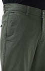 TAILORAEDGE Signature Chinos In Pine Olive