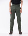 TAILORAEDGE Signature Chinos In Pine Olive