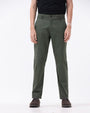 TAILORAEDGE Signature Chinos In Pine Olive