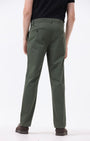 TAILORAEDGE Signature Chinos In Pine Olive