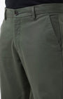 TAILORAEDGE Signature Chinos In Pine Olive