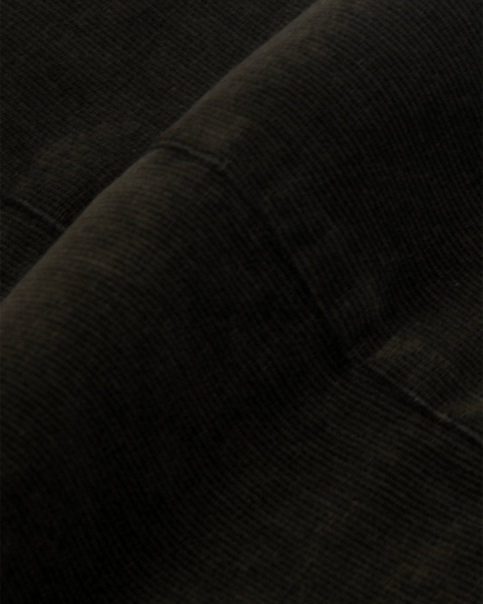 TAILORAEDGE Soft Corduroy Relaxed Cargo Pants In Dark Olive