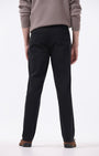 TAILORAEDGE Soft Cotton Chinos In Black