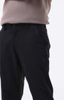 TAILORAEDGE Soft Cotton Chinos In Black