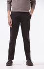 TAILORAEDGE Soft Cotton Chinos In Brown