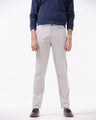 TAILORAEDGE Soft Cotton Chinos In Ecru