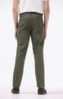 TAILORAEDGE Soft Cotton Chinos In Olive