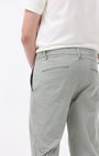 TAILORAEDGE Soft Cotton Chinos In Pista