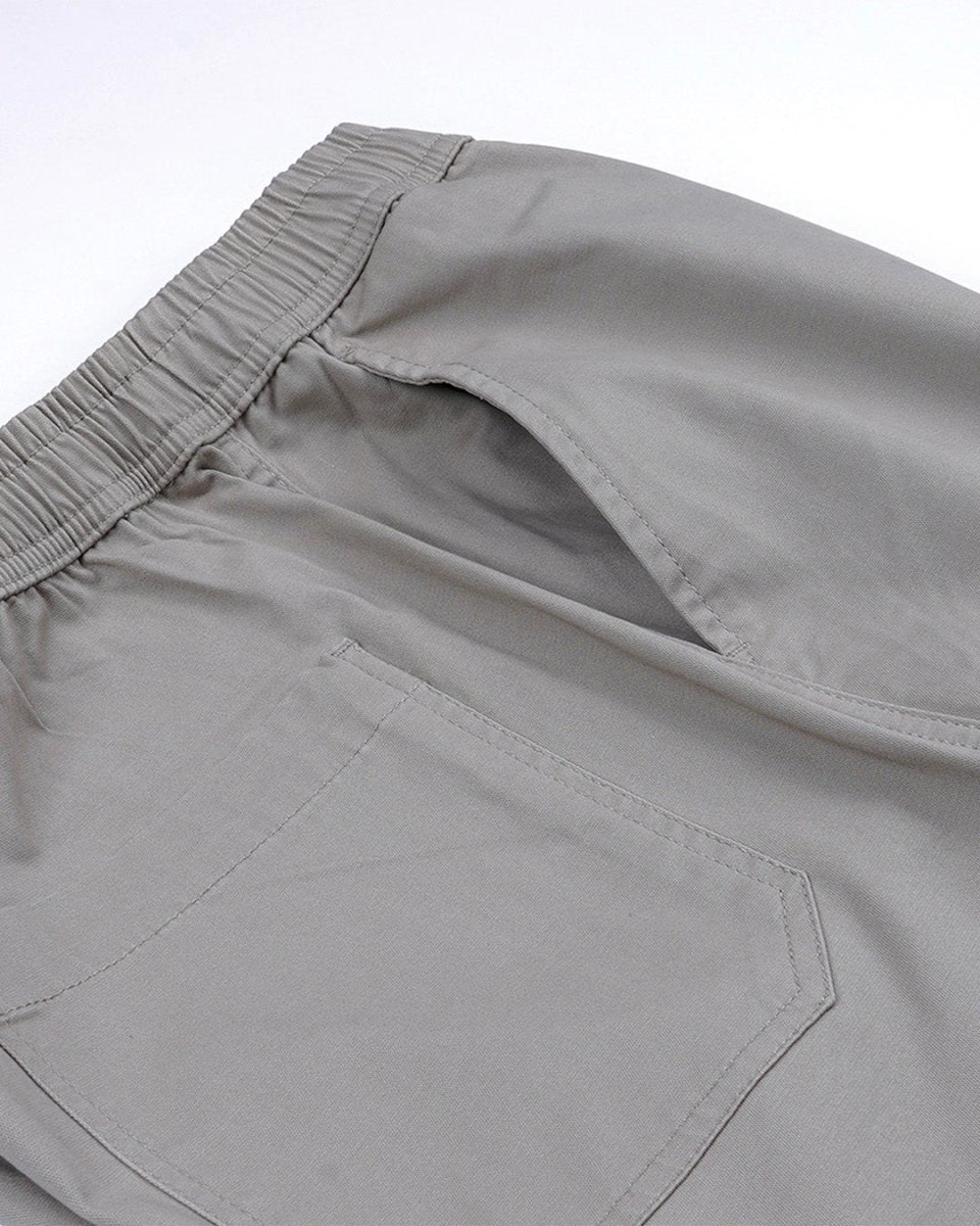 TAILORAEDGE Soft Cotton Relaxed Flexiwaist Pant In Beige