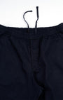 TAILORAEDGE Soft Cotton Relaxed Flexiwaist Pant In Black